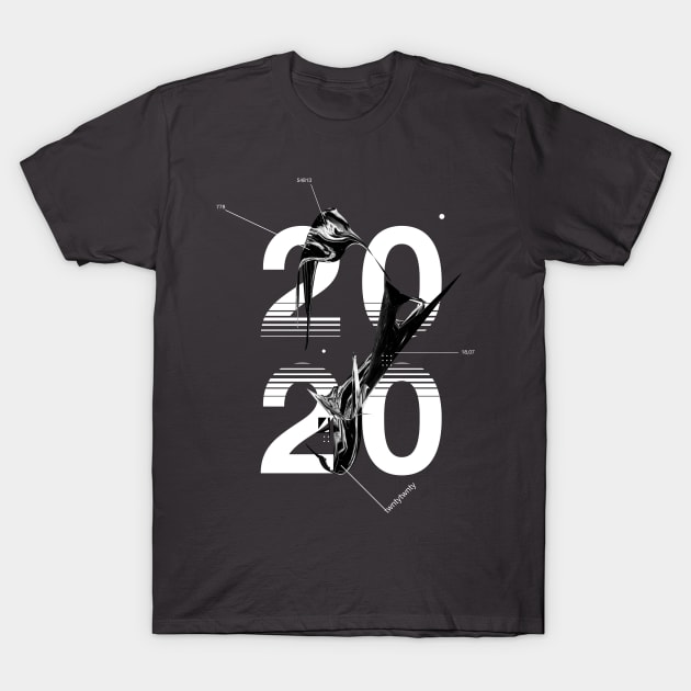 2020 :: grayscale anomaly T-Shirt by Lab7115